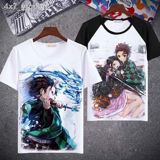 สินค้า 🔥ถูกและดี ชุดคอสเพลย์ Anime เสื้อดาบพิฆาตอสูร ชุดชิโนบุGhost Slayer Anime เสื้อยืดแขนสั้นสองมิติชายและหญิงสองมิตินักเร