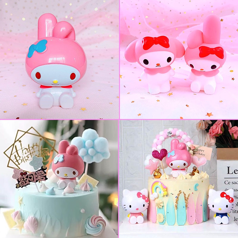 ของเล่นเด็กยกแผง-คิตตี้น่ารัก-ตกแต่งเค้ก-ของเล่นโมเดล