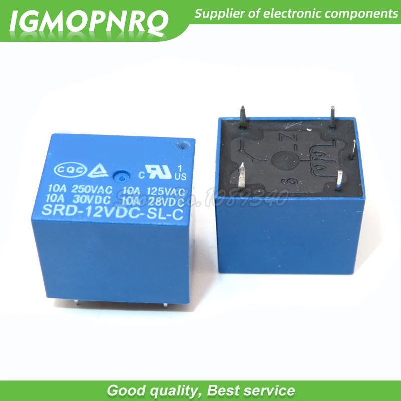 รีเลย์ SRD-12VDC-SL-C SRD-12VDC-SL SRD-12V SRD12VDC 5PINS 12V DC ...