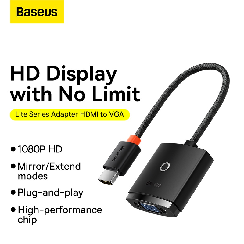 baseus-light-enjoy-hdmi-to-vga-cable-พร้อมสายอะแดปเตอร์แปลงเสียง-hdmi-to-vga-สายอะแดปเตอร์-hd
