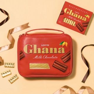 🌟Multi Pouch Lotte Ghana Milk Chocolate กระเป๋าใส่ของ ลายลอตเต้กาน่าช็อกโกแลต