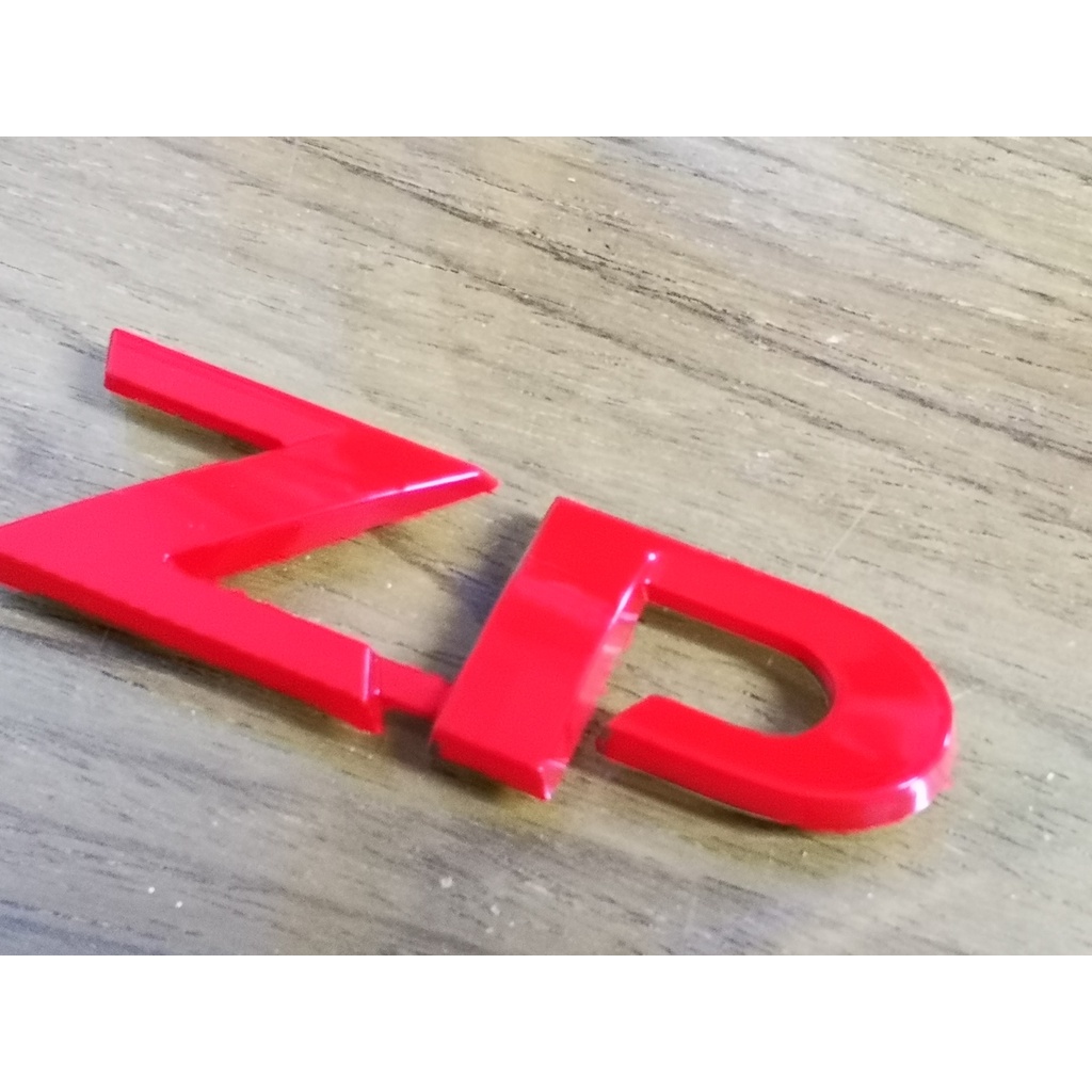 โลโก้-zp-แดง-logo-zp-ติดท้ายรถกระบะ-isuzu-d-max-มีบริการเก็บเงินปลายทาง