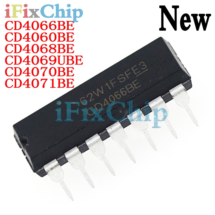 วงจรรวม DIP16 CD4066BE CD4066 DIP-14 CD4060BE CD4060 CD4068BE CD4068 ...