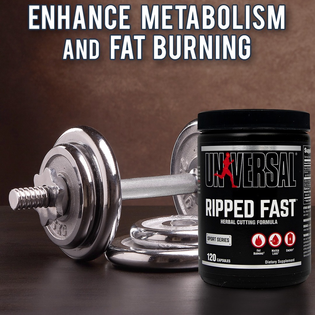 Universal Ripped Fast (120เม็ด) รูปแบบใหม่ล่าสุด | Shopee Thailand