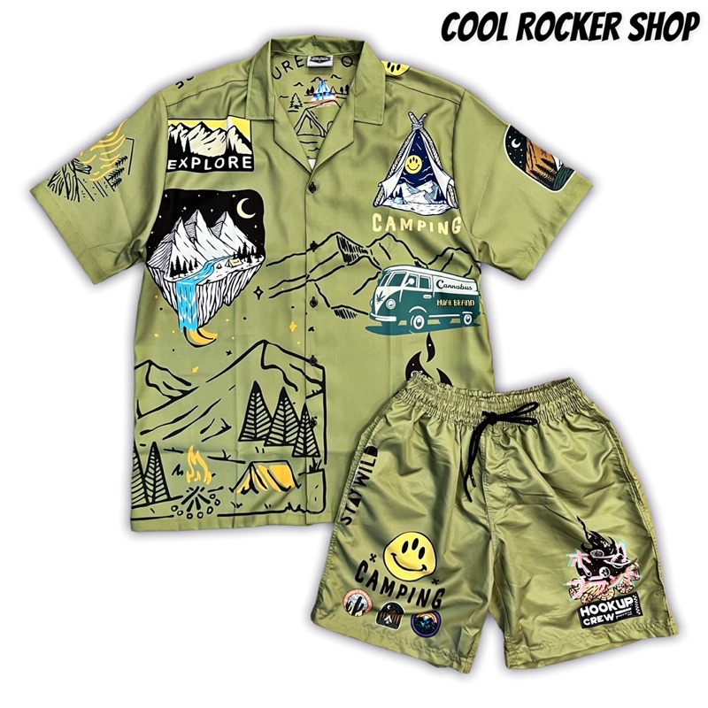 ภาพหน้าปกสินค้าCool Rocker : Camping Set / ชุดเซ็ตลายแคมป์ By HuakBrand