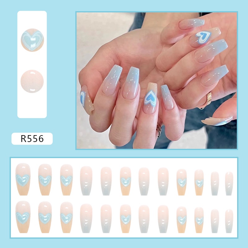 เล็บปลอม-r556-เล็บปลอมกันน้ำ-เล็บปลอมทาสีแล้ว-เล็บเจล-เล็บปลอมสำเร็จรูป-อุปกรณ์ทำเล็บ-ถูกสุด-พร้อมส่ง