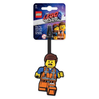 LEGO ป้ายติดกระเป๋า ป้ายห้อยกระเป๋า เลโก้ EMMET (LEGO EMMET BAG TAG) ลิขสิทธิ์แท้