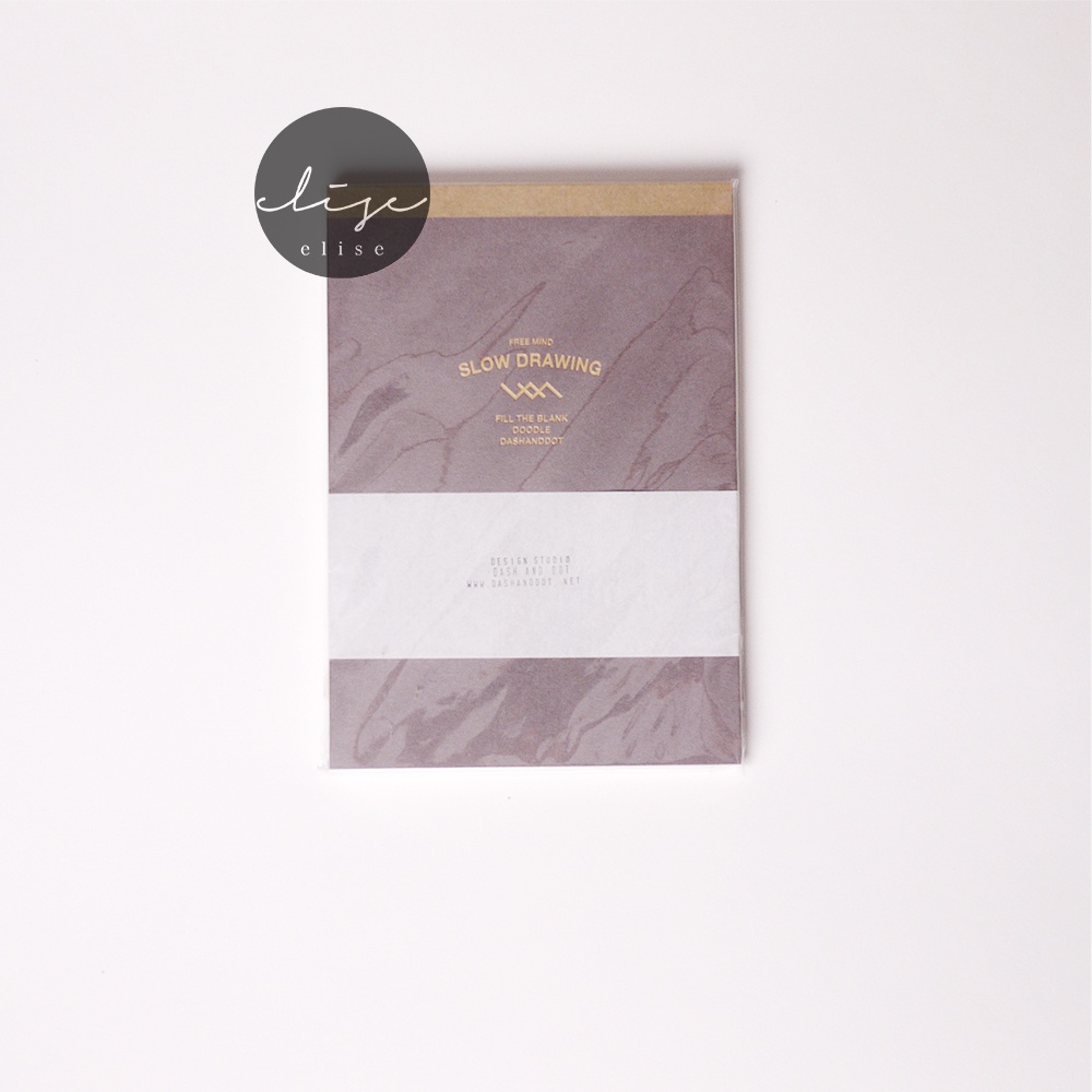 Slow Drawing Note สมุดโน๊ต ยี่ห้อ โดชแอนดอท | Shopee Thailand