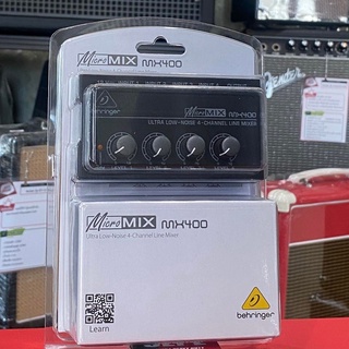 (พร้อมส่ง🚚) มิกเซอร์ BEHRINGER รุ่น MX400 Micro Mixer ของแท้ 100% * มีการรับประกันสินค้า / ส่งด่วน มีปลายทาง