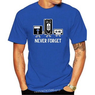 [S-5XL] เสื้อยืดแขนสั้น พิมพ์ลาย Never Forget สไตล์คลาสสิก ไม่ซ้ําใคร สําหรับผู้ชาย 854620