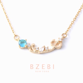 Bzebi สร้อยคอ โซ่ สเตนเลส 18K จี้ หรูหรา เครื่องประดับ สําหรับงานปาร์ตี้ สีทอง สําหรับผู้หญิง 265n