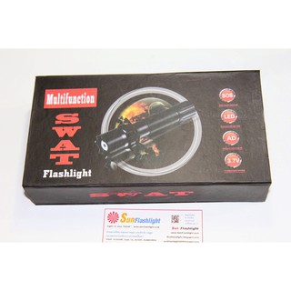 ไฟฉาย Swat Flashlight UF  HS-2000 W Box Set  3 โหมดแสง อุปกรณ์ครบพร้อมใช้งาน