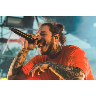 โปสเตอร์ Post Malone โพสต์ มาโลน Poster วอลเปเปอร์ ตกแต่งผนัง Hip hop Hiphop rapper แร็ปเปอร์ ของขวัญ โปสเตอร์ฮิปฮอป