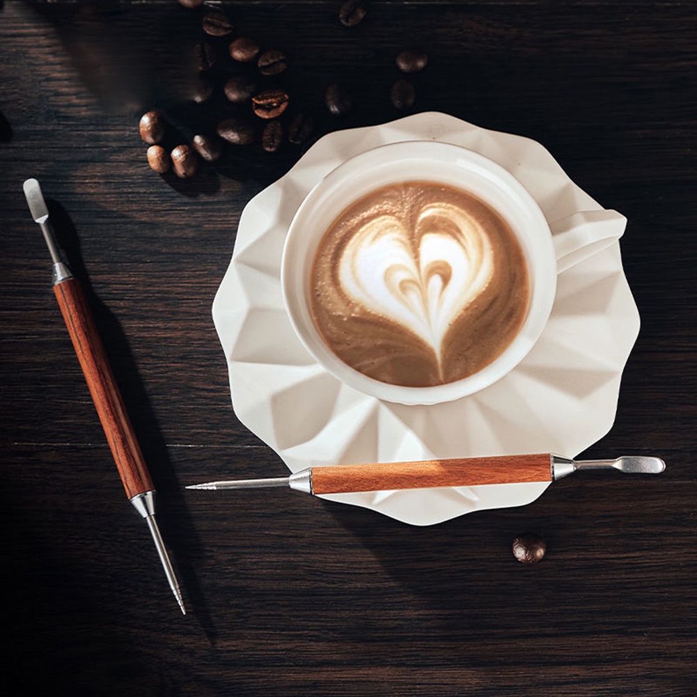 เข็มวาดลาเต้อาร์ต-เข็มวาดลายกาแฟ-เข็มแต่งหน้าฟองนม-latte-art-needle-pen