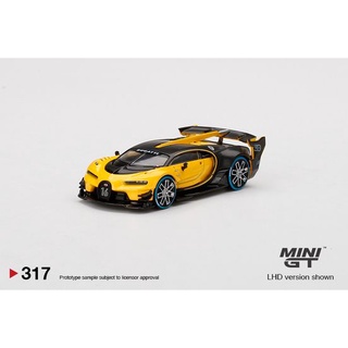 MiniGT No. 317-L Bugatti Vision Gran Turismo Yellow