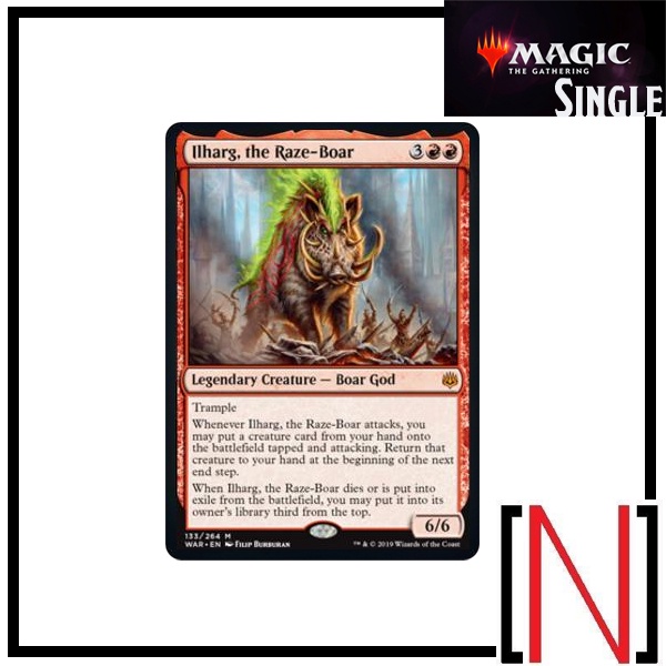 [MTG][Single][WAR] Ilharg, the Raze-Boar ระดับ Mythic [ภาษาอังกฤษ ...