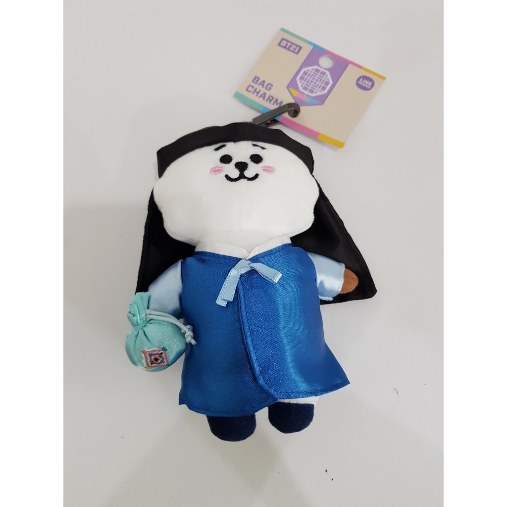 พร้อมส่ง-bts-bt21-keychain-hanbok-พวงกุญแจตุ๊กตาชุดฮันบก-น่ารัก-นำเข้าจากประเทศเกาหลี-ของแท้-100-จาก-line-shop