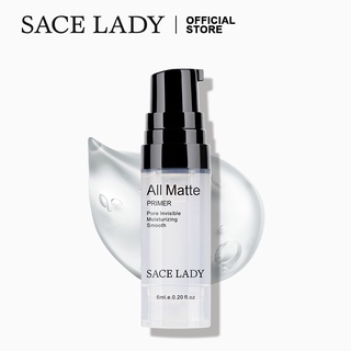 ภาพหน้าปกสินค้าSACE LADY พร้อมส่ง  ไพรเมอร์ ลบเลือนรูขุมขน ใบหน้า เครื่องสำอางค์ ควบคุมความมันแบบ น้ำหนักเบา พายน้ำใส 6 มล ที่เกี่ยวข้อง