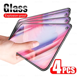4Pcs Tempered Protector Glass For Oppo A94 A93 A92 A91 A74 A73 A72 A54 A53 A93S A31 A15  X7 4F Pro 2020 HD Screen Film