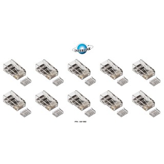 หัวแลน ตัวผู้ RJ45 (CAT 6) LINK รุ่น US-1002 จำนวน 10 ตัว