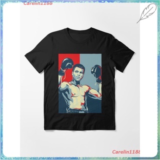2022 Muhammad Ali Put Em Up Essential T-Shirt เสื้อยืด ดพิมพ์ลาย ดผ้าเด้ง คอกลม cotton ความนิยม discount Unisex