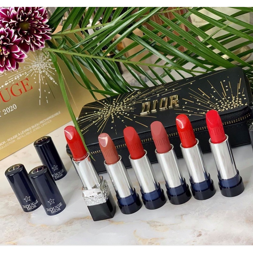 พร้อมส่ง-ของแท้-100-ลิปเซ็ตดิออร์แบบแยกขาย-dior-rouge-happy-2020-lip-set-อ่านรายละเอียดอ่อนกดสั่งซื้อ