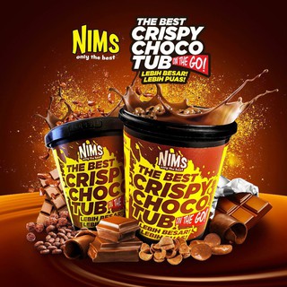 ถูกสุดตอนนี้!! Nims crispy choco tube นำเข้ามาเลเซีย ขนมเคลือบชอคโกแลต ขนมทานเล่น ชอคโก้คริสปี้