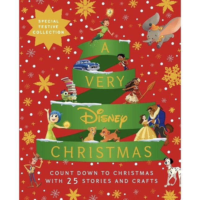 หนังสือภาษาอังกฤษ-a-very-disney-christmas-count-down-to-christmas-with-twenty-five-festive-stories-and-crafts