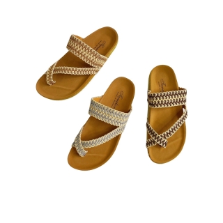 พิมพ์โค้ด 12IVYSH ลดเพิ่ม 15% (หยุด 3-6 มค.)ส่งไว/งานสวย IVY SHOES ไซส์ 35-40 รองเท้าไบเก้น ไขว้โป้ง สายถัก มี5สี