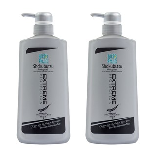 สินค้า SHOKUBUTSU For Men ครีมอาบน้ำ สำหรับผู้ชาย โชกุบุสซึ โมโนกาตาริ Extreme Protection 500 ml 2 ขวด
