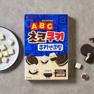 Lotte abc choco cookie ล็อตเต้เอบีซีคุ้กกี้ช็อคโกแลต