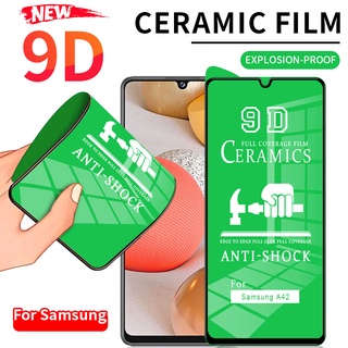 9D ฟิล์มเซรามิค(แบบใส)ตกไม่แตก บิดได้ งอได้ กันรอยหน้าจอ Samsung Galaxy A14 A24 A34 A54 A04 A04S A10 A20 A30 A50 A70 A10S A20S A30S A50S A01 A11 A31 A51 A71 A12 A22 A32 A42 A52 A52S A72 A02 A02S A03 A03S A21S A13 A23 A33 A53 A73
