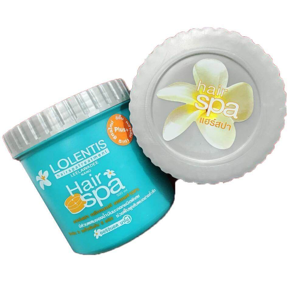 lolentis-hair-spa-treatmet-nano-500ml-ลอเลนติส-แฮร์สปา-ทรีสเมนท์-นาโน-หมักผม-กลิ่นลีลาวดี-หมักผม-บำรุงเส้นผมที่แห้งเสีย-อย่างล้ำลึก-500ml