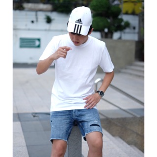 Plain T-shirt #White