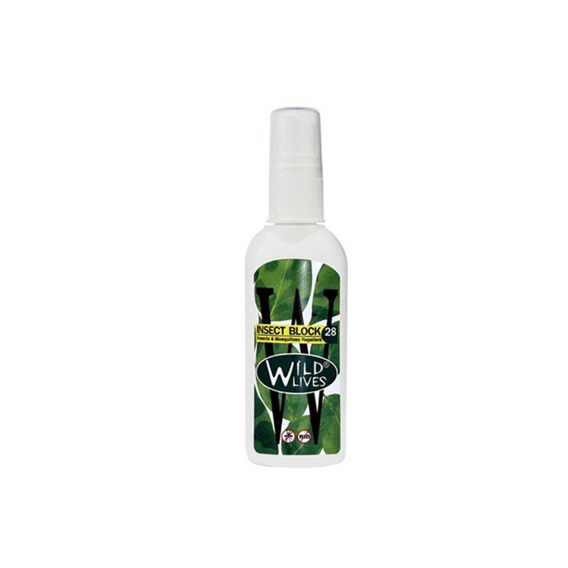 WILD LIVES INSECT BLOCK สเปร์ยกันยุง คุ้น ทาก แมลง ขนาด 50 ML / 100 ML ...
