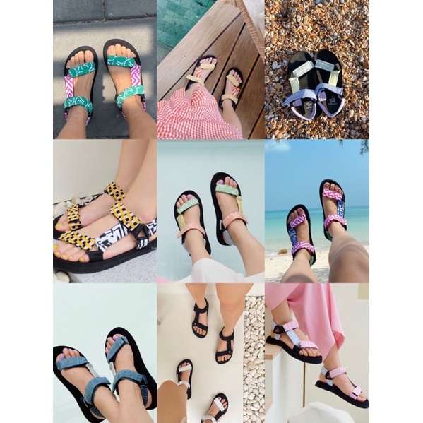 ภาพหน้าปกสินค้ารองเท้าแตะรัดส้น BUFFOLLOW STRAP ON SANDALS SALVA จากร้าน buffollowshop บน Shopee