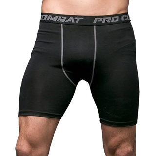 ภาพขนาดย่อของภาพหน้าปกสินค้าซื้อ1แถม1 PRO COMBAT กางเกงรัดกล้ามเนื้อ กางเกงออกกำลังกายขาสั้น Compression Shorts จากร้าน mjbike บน Shopee