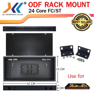 ODF RACK MOUNT 24 Port FC/ST สำหรับงาน Fiber Optic Cable20338_1