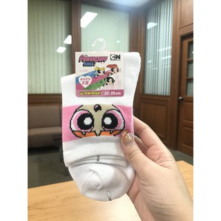 พร้อมส่ง ถุงเท้าลาย Blossom Powerpuff Girls ลิขสิทธิ์แท้จากญี่ปุ่น🇯🇵