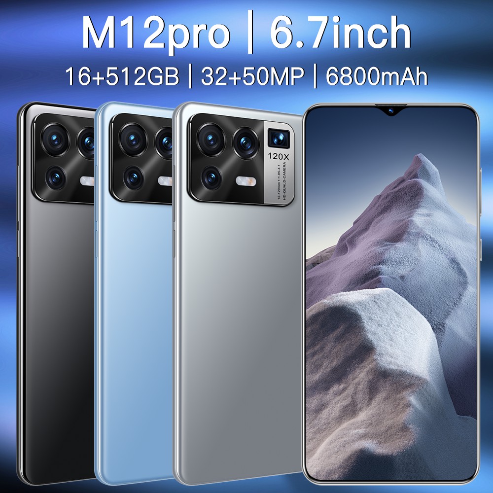 m12-pro-โทรศัพท์มือถือ-มือถือราคาถูก-โทรศัพท์ราคาถูก-16-512gb