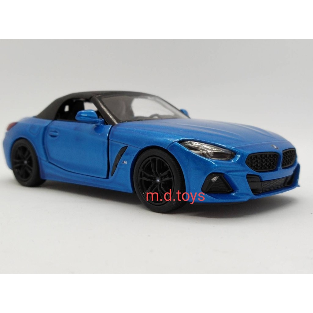 ภาพหน้าปกสินค้ารถโมเดลเหล็ก BMW Z4 Scale 1/34 จากร้าน m.d.toys บน Shopee