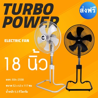 Industrial Fan พัดลมใบพัดพลาสติก ABS ขนาด 18 นิ้ว มี 2 สี (สีดำ,สีขาว)