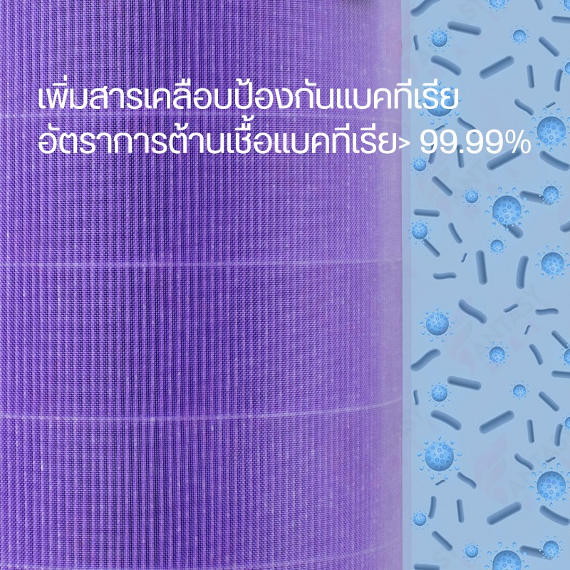 air-purifier-filter-purple-anti-bacterial-and-anti-virus-ไส้กรองเครื่องฟอกอากาศ-รุ่นต้านเชื้อแบคทีเรียและไวรัส