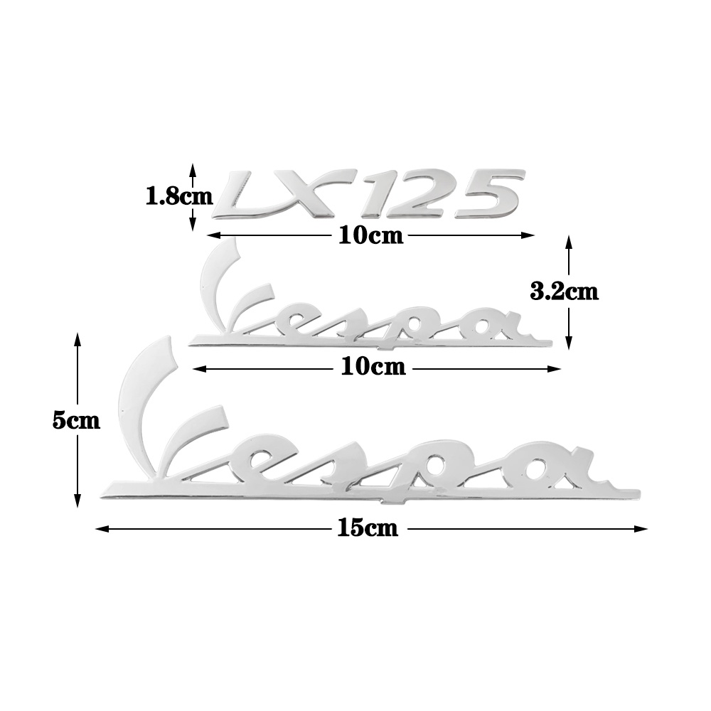 สติกเกอร์ตราสัญลักษณ์-3d-สําหรับติดตกแต่งรถจักรยานยนต์-piaggio-vespa-lx125-lx150