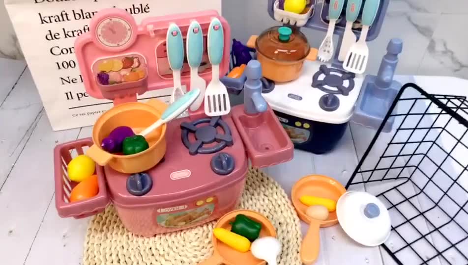 ชุดห้องครัวเด็ก-ชุดครัวสำหรับเด็ก-เครื่องครัวเด็ก-ทำอาหาร-ล้างจานน้ำไหล-ของเล่นของเล่นทำอาหาร-ชุดครัวของเล่น