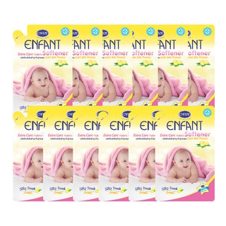 Enfant (อองฟองต์) ผลิตภัณฑ์ปรับผ้านุ่มสำหรับเด็กแรกเกิดและถนอมผิวบอบบาง สูตรผสม Gold Silk Protein 1ลัง/12ซอง