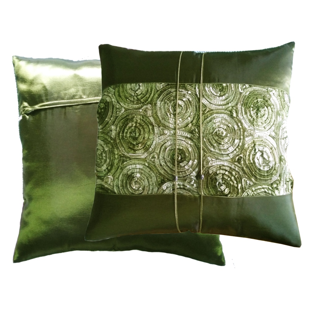 a41-thai-silk-pillow-covers-ปลอกหมอนอิง-ไหมไทยลายกอกกุหลาบ-16-16-นิ้ว-1-คู่