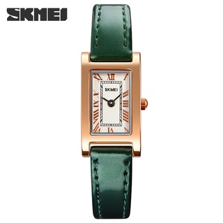 Skmei นาฬิกาข้อมือควอตซ์แฟชั่น สายหนัง กันน้ํา หรูหรา เรียบง่าย สไตล์นักธุรกิจ สําหรับสตรี