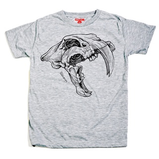เสื้อยืด แขนสั้น แชปเตอร์วัน คาแรคเตอร์ ลาย หัวกะโหลกสัตว์ ผ้านิ่ม / Skull Animal Chapter One Character Soft T-Shirt