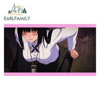 Earlfamily สติกเกอร์กันน้ํา ลาย Kakegurui Yumeko Jabami สําหรับติดตกแต่งรถยนต์ หมวกกันน็อค รถจักรยานยนต์ 13 ซม. x 7.7 ซม.